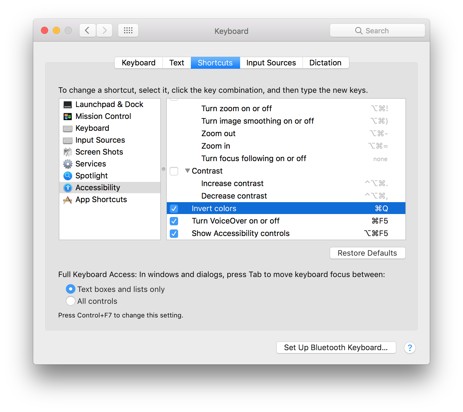 mac lock session shortcut